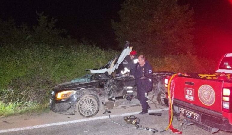Bursa’da feci kaza Aynı aileden 3 kişi hayatını kaybetti!