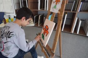 Geleceğin ressamı otizmli Muhammed'ten ilham dolu sergi