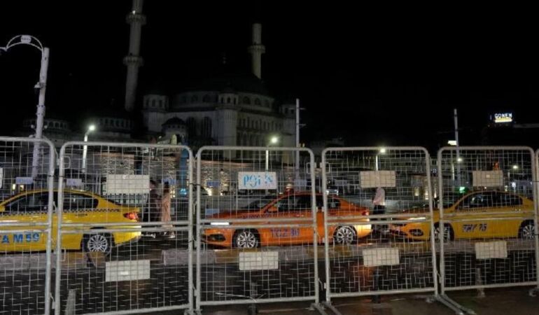 İstanbul’da 1 mayıs ablukası Taksim'e çıkan yollar kapatıldı!