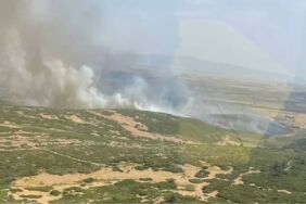 İzmir'de korkutan yangın