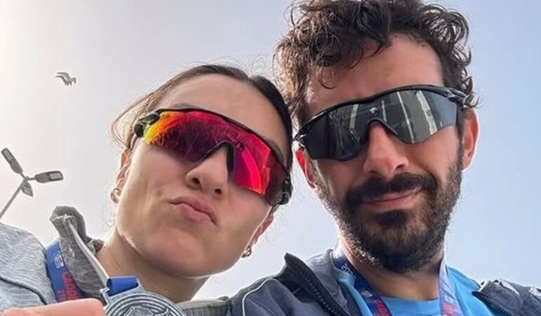 Merve Dizdar cadde koşusunu tamamladı 'Bittim ama bitirdim de'