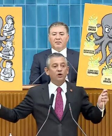 Özgür Özel kürsüden ahtapotu anlattı AKP'nin yolsuzluklarını tek tek açıkladı