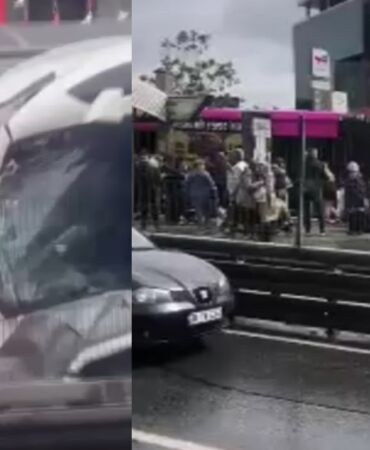 Son dakika... Beylikdüzü Haramidere'de iki metrobüs çarpıştı!