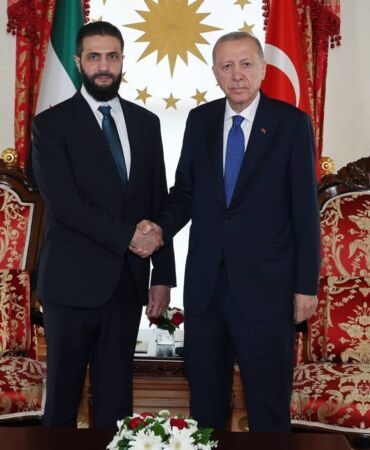recep tayyip erdoğan ve ahmed şara