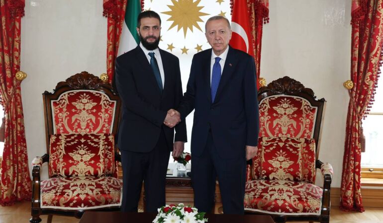 Cumhurbaşkanı Erdoğan, Suriye Devlet Başkanı Şara ile görüştü!