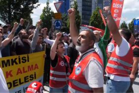 şişli işçi eylemi