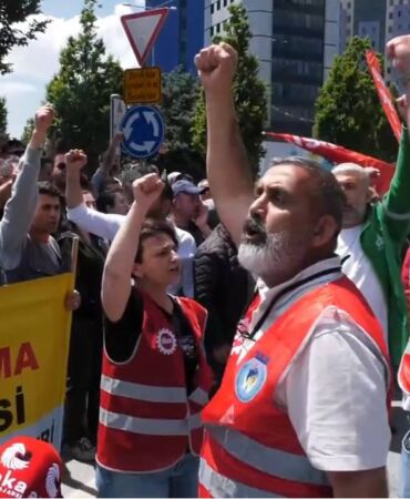 şişli işçi eylemi