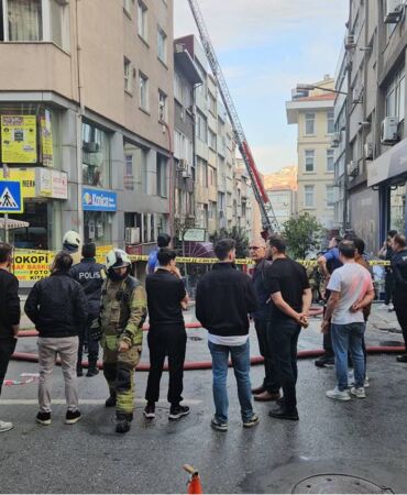 şişli yangın