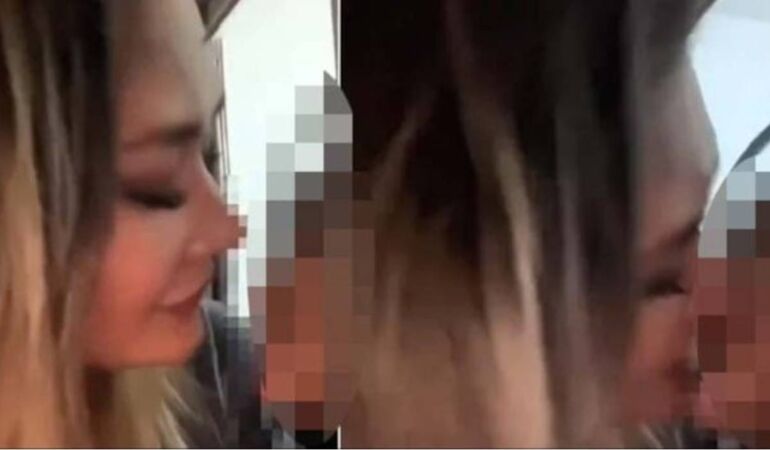 Bir TikTok rezaleti daha: Küçük çocuğu dudağından öpüp paylaştı!