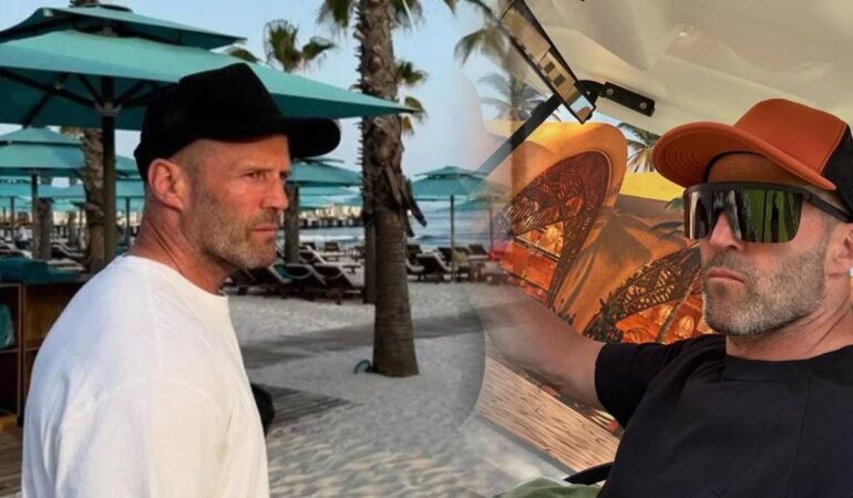 Aksiyon yıldızı Jason Statham yaz tatili için Antalya'da