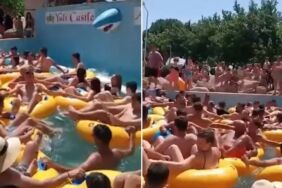 Aquaparktaki kalabalık gündem oldu işletmeden pişkin açıklama geldi
