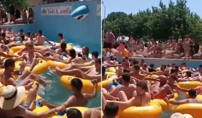 Görüntüler gündem olmuştu: Aquaparktaki kalabalık hakkında skandal açıklama!