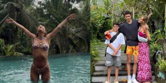 Çağla Şıkel oğullarıyla Bali’de aile tatilinin keyfini çıkarıyor…