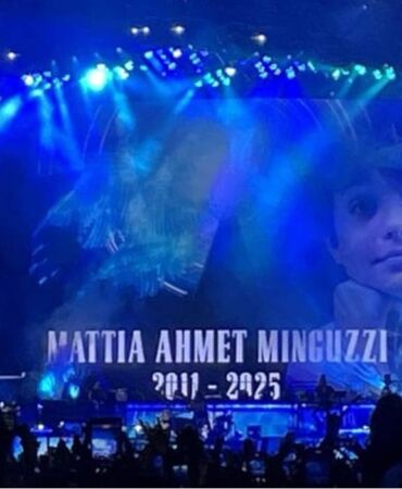 Gun's N' Roses konserinde Ahmet Minguzzi