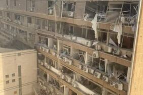 İran'ın füzeleri hastaneye isabet etti!