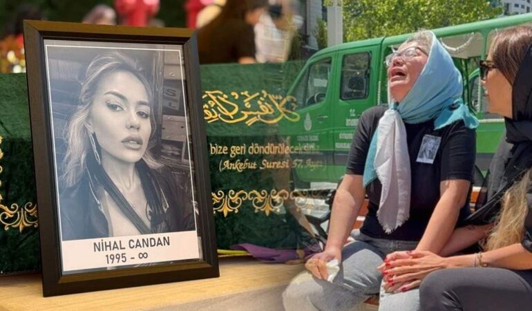 Nihal Candan son yolculuğuna uğurlandı Acılı anne isyan etti, sevenleri gözyaşlarına boğuldu