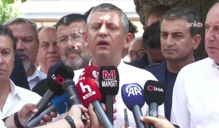 Özgür Özel'den iktidara çağrı 'Türkiye'nin İsrail'e karşı müsamakar tutumunu terk etmesini istiyoruz'