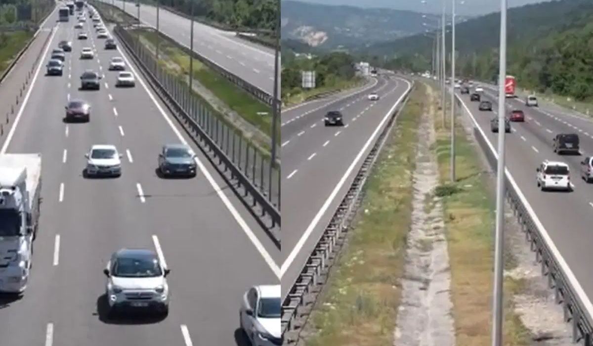 Tatil dönüşü Bolu geçişinde yoğunluk