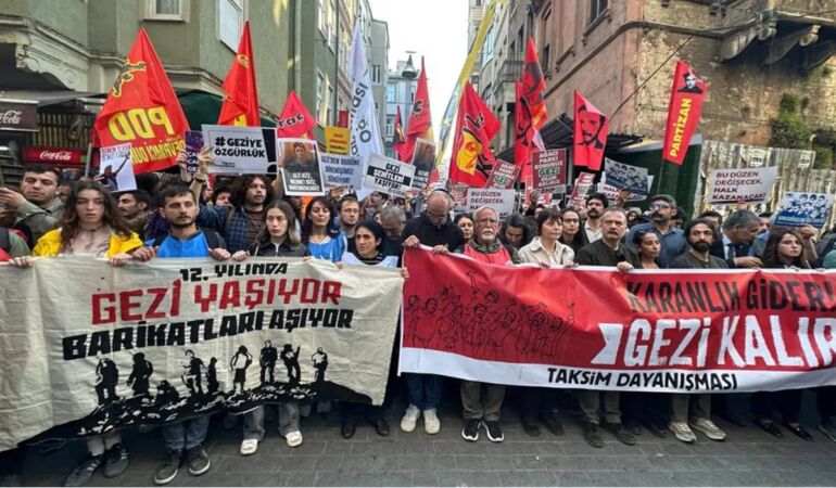 Taksim’de ‘Gezi Direnişi’ anmasında gözaltına alınan 2 kişi için tutuklama talebi!