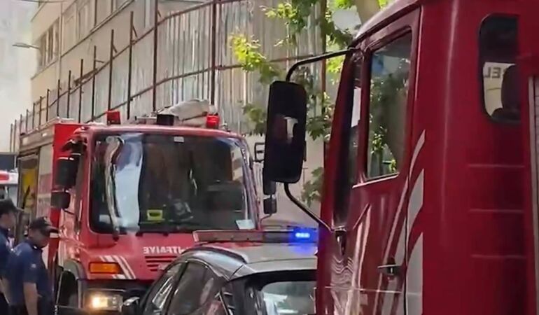 Şişli’de korkutan yangın!