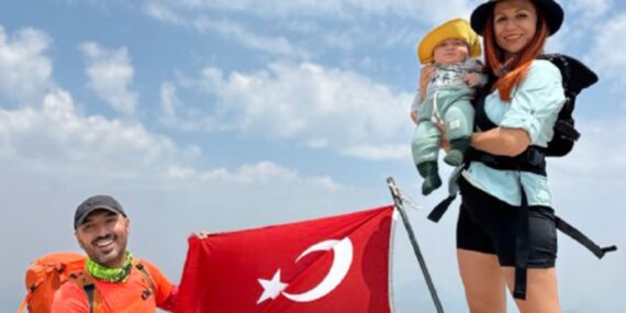 Hastalığı engel olmadı: Dağlarda ailesiyle mutlu!