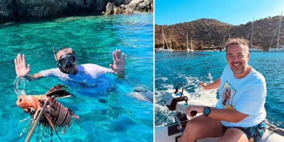 Ata Demirer’den yaz selamı: ‘Hop! Merhaba Akdeniz’