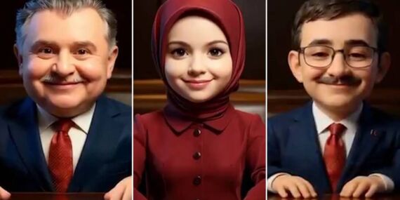 Bakanların yapay zeka ile bebeklik halleri oluşturuldu!