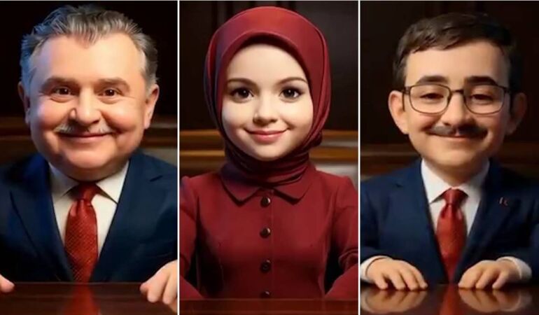 Bakanların yapay zeka ile bebeklik halleri oluşturuldu!