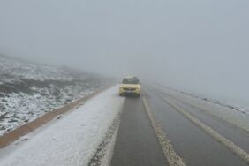 Bayburt’un zirveleri beyaza büründü!