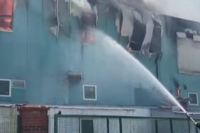 Bolu'da fabrikada yangını!