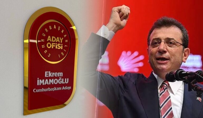 CHP’nin Cumhurbaşkanı Aday Ofisi Ankara'da açılıyor İmamoğlu'nun isimliği dikkat çekti