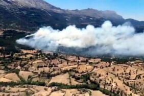 Isparta' da orman yangını Müdahaleler devam ediyor