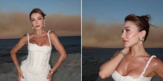 İzmir’deki yangın bölgesinden skandal paylaşım: Alevlerin önünde poz verdi!