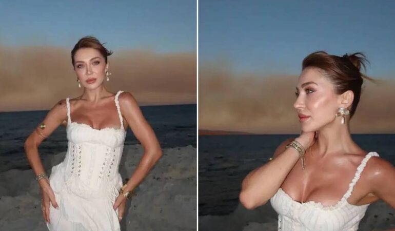 İzmir’deki yangın bölgesinden skandal paylaşım: Alevlerin önünde poz verdi!