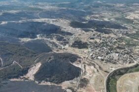 OGM'den açıklama Çanakkale'deki yangın kontrol altında, Şarköy'de müdahale sürüyor!