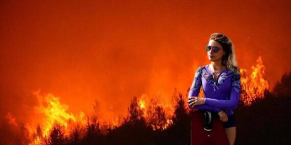 Bilge Öztürk paylaştı: İşte yanan sörf okulunun son hali