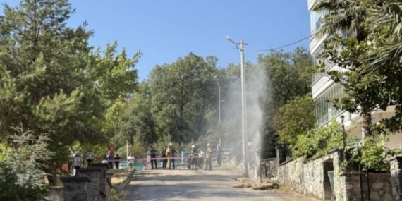 Bursa Nilüfer’de iş makinesi doğal gaz hattını patlattı: 3 yaralı