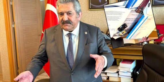 MHP’li Feti Yıldız’ın fotoğrafında şok detay: Öcalan’ın yasaklı kitabı!