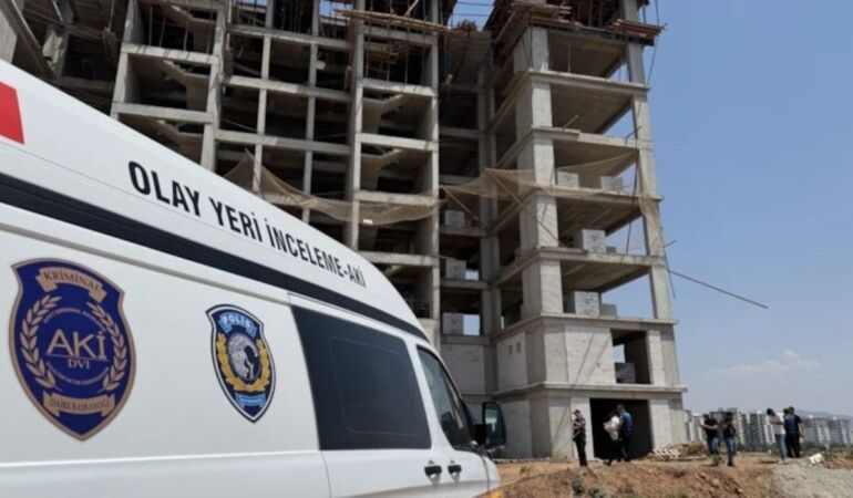 İnşaatın 8. katından düşen işçi hayatını kaybetti