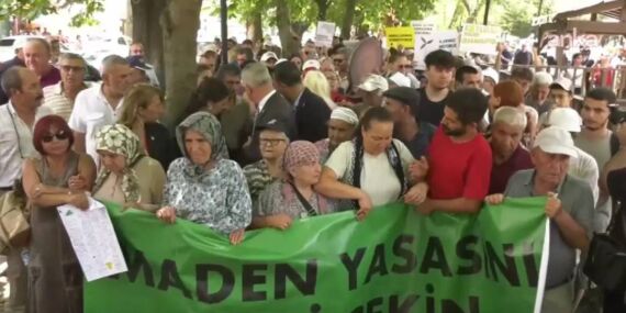 Zeytinleri için nöbet tutan köylülerden açlık grevi kararı!