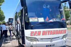 pkk silah bırakma otobüs