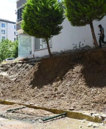 samsun otopark duvarı