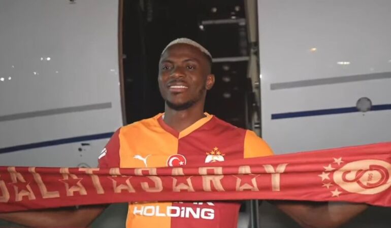 Nijeryalı yıldız Victor Osimhen, Galatasaray için İstanbul’da!