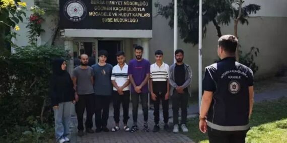 Bursa’ya kaçak göçmen operasyonu: 8 kişi gözaltına alındı!
