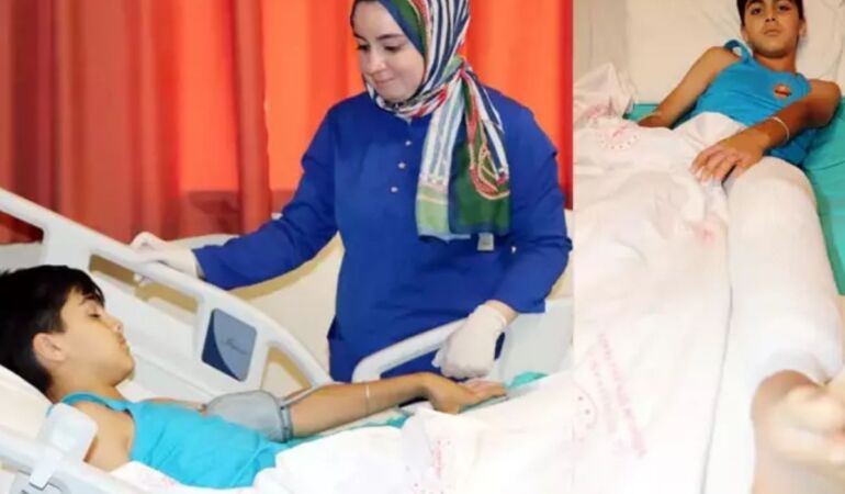 Arkadaşının kolonya şakası felakete dönüştü: 11 yaşındaki Emir hastaneye kaldırıldı!