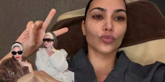 Kim Kardashian okyanusları aştı: Güzellik uğruna Kore gezisi!