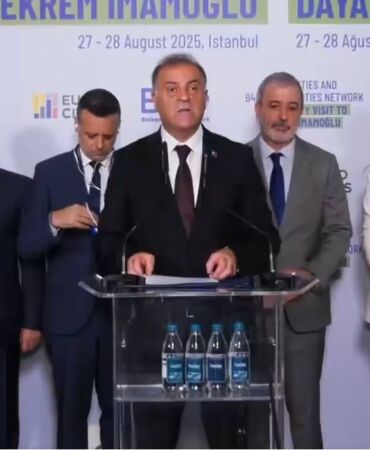 Avrupalı belediye başkanlarından Ekrem İmamoğlu'na ödül!