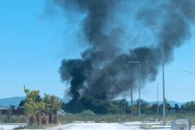 Hava Er Eğitim Tugay Komutanlığı'nda yangın