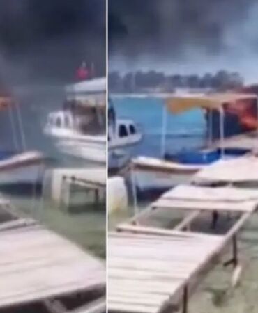 İzmir'de korkutan marina yangını Tekneler alevlere teslim oldu