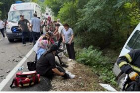 Ordu'da servis minibüsü kazası